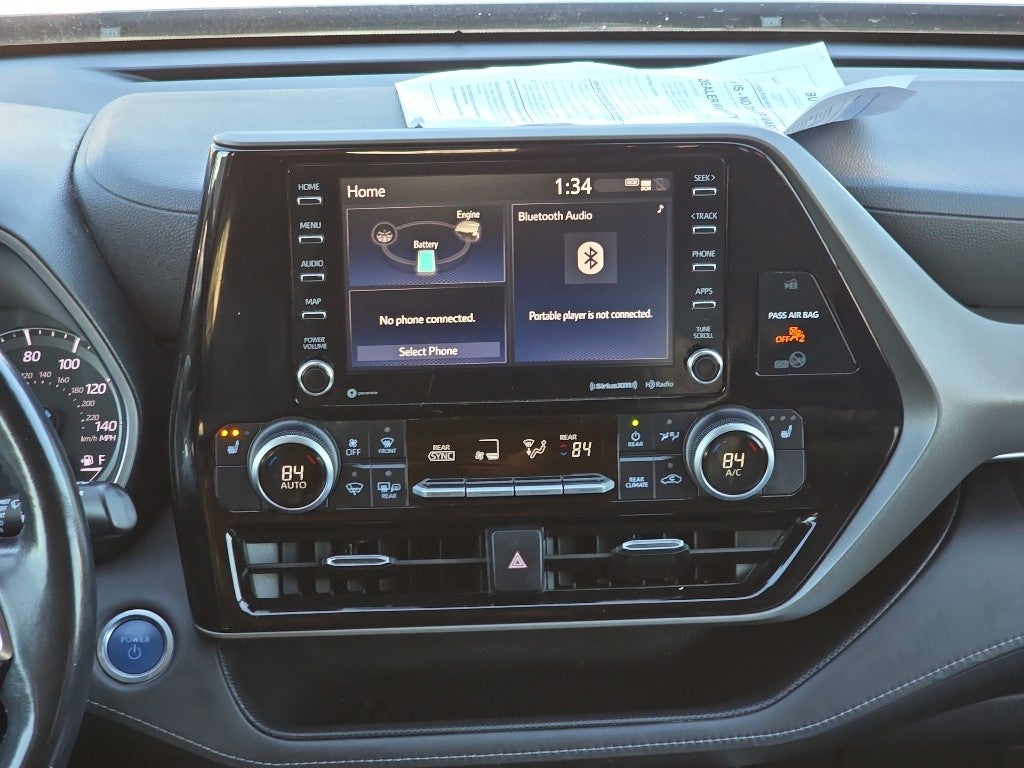 2020 Toyota Highlander Hybrid Hybrid XLE