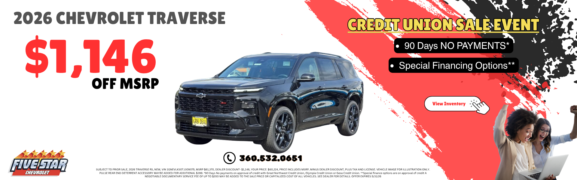 2026 CHEVROLET TRAVERSE
